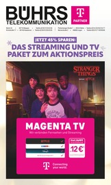 Aktueller Telekom Partner Bührs Melle Prospekt mit Fernseher, "DAS STREAMING UND TV PAKET ZUM AKTIONSPREIS", Seite 1