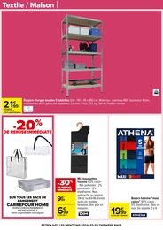 Prix et réduction Chaussettes dans le prospectus Carrefour en cours Offre Chaussettes dans le catalogue Carrefour du moment à la page 47