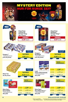 Ritter Sport im aktuellen METRO Prospekt (Ulm) Ritter Sport im METRO Prospekt "Wochenangebote Händler + Monats-Mix" mit 26 Seiten (Ulm)