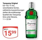 Original von Tanqueray im aktuellen GLOBUS Prospekt