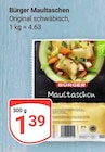 Maultaschen Angebote von Burger bei GLOBUS Trier für 1,39 €
