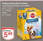 Denta Stix 3 x 7 Stück im Angebot bei GLOBUS in Kempen Denta Stix 3 x 7 Stück Angebote von Pedigree bei GLOBUS Kempen für 5,49 €