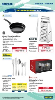 Pfanne im aktuellen METRO Prospekt (Bielefeld) Pfanne im METRO Prospekt "Wochenangebote SCO + Gewinnspiel + Outdoor" mit 77 Seiten (Bielefeld)