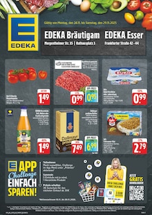 Aktueller EDEKA Prospekt "Wir lieben Lebensmittel!" Seite 1 von 8 Seiten für Würzburg