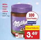 Haselnusscreme Angebote von Milka bei Netto Marken-Discount Ahlen für 3,49 €