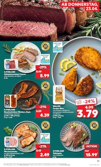Rindfleisch im Kaufland Prospekt "Aktuelle Angebote" mit 54 Seiten (Augsburg)