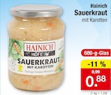 Sauerkraut Angebote von Hainich bei Zimmermann Bremerhaven für 0,88 €