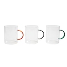 Promo Lot de 3 mugs anses colorées à 4,99 € dans le catalogue Carrefour Market à Corlier