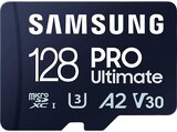 PRO Ultimate, Micro-SD Speicherkarte, 128 GB, 200 MB/s von SAMSUNG im aktuellen MediaMarkt Saturn Prospekt für 50,99 €