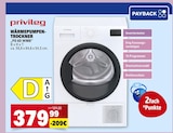 Wärmepumpentrockner PD 8D WMB Angebote von Privileg bei E center Wiesbaden für 379,99 €