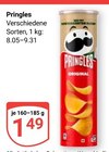 Aktuelle Chips Angebote bei GLOBUS in Jena Aktuelles Pringles Angebot bei GLOBUS in Jena ab 1,49 €