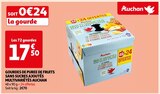 GOURDES DE PUREE DE FRUITS SANS SUCRES AJOUTÉS MULTIVARIÉTÉS - AUCHAN dans le catalogue Auchan Supermarché