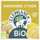 Infusion Bio Gingembre Citron - ELEPHANT dans le catalogue Géant Casino