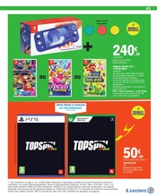 Promos Console dans le catalogue "Vos super pouvoirs d'achat" de E.Leclerc à la page 45