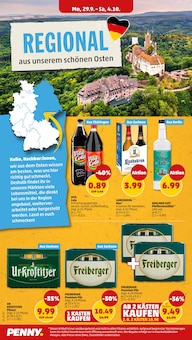 Bier im Penny Prospekt "Wer günstig will, muss Penny." mit 45 Seiten (Wittenberg (Lutherstadt))