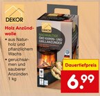 Holz Anzündwolle Angebote von Dekor bei Netto Marken-Discount Gotha für 6,99 €