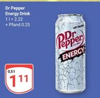 Energy Drink Angebote von Dr Pepper bei GLOBUS Saarbrücken für 1,11 €