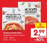 Pizza im Angebot bei Netto Marken-Discount in Norderstedt Pizza Angebote von Gustavo Gusto bei Netto Marken-Discount Norderstedt für 2,99 €
