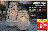 Laterne Rattan im Angebot bei Zimmermann in Göttingen Laterne Rattan Angebote bei Zimmermann Göttingen für 9,99 €