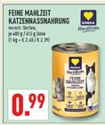 Aktuelles FEINE MAHLZEIT KATZENNASSNAHRUNG Angebot bei Marktkauf in Duisburg ab 0,99 €
