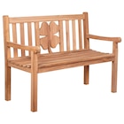 deVries Gartenbank Woodie natur Teakholz B/H/T: ca. 120x89x60 cm im aktuellen POCO Prospekt für 199,99 €