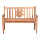 deVries Gartenbank Woodie natur Teakholz B/H/T: ca. 120x89x60 cm im aktuellen POCO Prospekt für 199,99 €