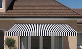 Store banne manuel 3 x 2 m rayé marine et blanc en promo chez Castorama Dijon à 87,90 €