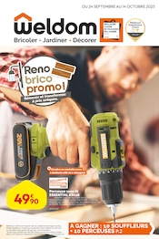 Catalogue Bricolage Weldom en cours à Quibou et alentours, "Reno brico promo ! Rénovez et transformez à prix uniques.", 8 pages, 24/09/2025 - 14/10/2025