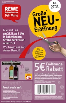Aktueller REWE Prospekt "Dein Markt" Seite 1 von 38 Seiten für Babenhausen