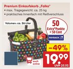 Premium Einkaufskorb Falko im Angebot bei Netto Marken-Discount in Hannover Premium Einkaufskorb Falko Angebote bei Netto Marken-Discount Hannover für 19,99 €
