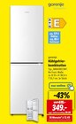 Kühlgefrierkombination im Angebot bei Lidl in Neuss Kühlgefrierkombination Angebote von gorenje bei Lidl Neuss für 349,00 €