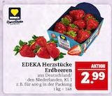 Erdbeeren im Angebot bei Marktkauf in Plauen Erdbeeren Angebote von EDEKA Herzstücke bei Marktkauf Plauen für 2,99 €