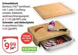 Schneidebrett Angebote von Kesper bei GLOBUS Pirmasens für 9,99 €