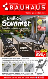 BAUHAUS Prospekt für Telgte mit 4 Seiten BAUHAUS Prospekt für Telgte: "Sonderhandzettel KW 20", 4 Seiten, 13.05.2022 - 20.05.2022