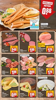 Wurst im REWE Prospekt "Dein Markt" mit 32 Seiten (Erlangen)