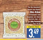 Bio-Käse Emmentaler von Bio-Heumilch-Bauern aus Bayern im aktuellen EDEKA Prospekt für 3,49 €