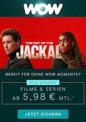 Aktueller WOW Elektromarkt Prospekt in Schwindegg und Umgebung, "Filme und Serien ab 5,98€ mtl." mit 1 Seite, 01.01.2025 - 31.01.2025