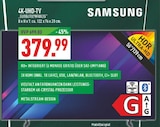 4K-UHD-TV im Angebot bei Marktkauf in Oberhausen 4K-UHD-TV Angebote von SAMSUNG bei Marktkauf Oberhausen für 379,99 €
