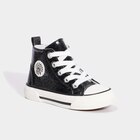 Baskets zippées montantes bout renforcé noir fille à 19,59 € dans le catalogue La Halle
