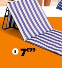 Dossier de plage - Gifi à Vaulx-en-Velin Dossier de plage en promo chez Gifi Vaulx-en-Velin à 7,99 €