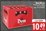Kölsch im Angebot bei EDEKA in Leverkusen Kölsch Angebote von Dom bei EDEKA Leverkusen für 10,49 €