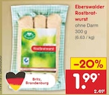 Netto Marken-Discount Steinhagen - Rostbratwurst Angebot im Prospekt Rostbratwurst bei Netto Marken-Discount im Steinhagen Prospekt für 1,99 €