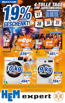 Fernseher im HEM expert Prospekt "19% MwSt. GESCHENKT!" mit 8 Seiten (Schorndorf)