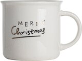 Kaffeebecher "MERRY Christmas", weiß-gold von Dekorieren & Einrichten für 4,95 € bei dm-drogerie markt im Angebot Kaffeebecher "MERRY Christmas", weiß-gold von Dekorieren & Einrichten im aktuellen dm-drogerie markt Prospekt