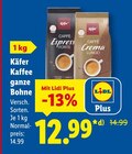 Caffè Espresso Forte im Angebot bei Lidl in Heilbronn Caffè Espresso Forte Angebote von Käfer bei Lidl Heilbronn für 12,99 €
