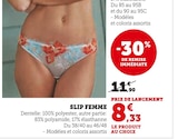 Slip femme en promo chez Hyper U Niort à 8,33 €