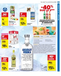 Offre Absolut Vodka dans le catalogue Carrefour du moment à la page 51