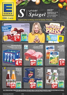 EDEKA Giebelstadt Prospekt der aktuellen Woche, gültig von 22.06.2026 bis 27.06.2026 Aktueller EDEKA Giebelstadt Prospekt "Wir lieben Lebensmittel!" mit 28 Seiten