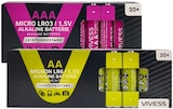 Batterien Mignon AA von VIVESS für 5,99 € bei REWE im Angebot Batterien Mignon AA von VIVESS im aktuellen REWE Prospekt