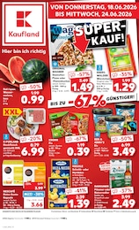 Kaufland Prospekt für Wismar mit 56 Seiten Kaufland Prospekt für Wismar: "Hier bin ich richtig", 56 Seiten, 18.06.2026 - 24.06.2026